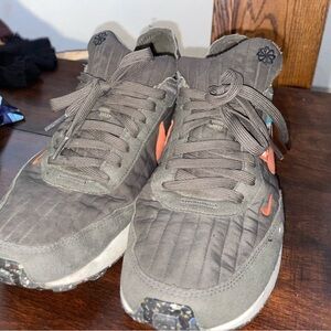 Nike Men's Shoes in Brown and Orange